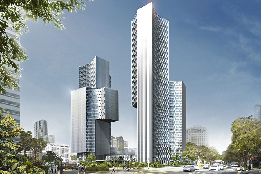 City building architecture