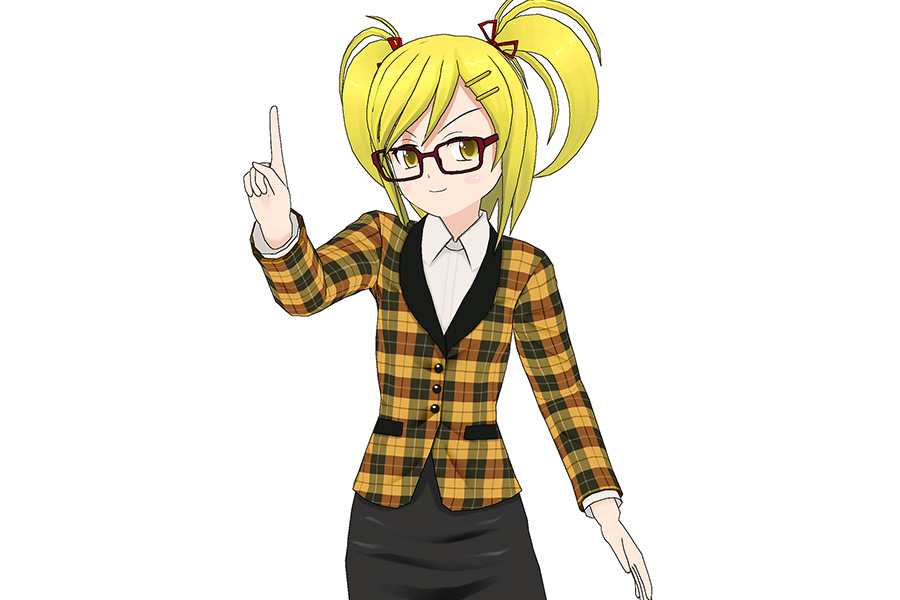 Moe guidance manga girl