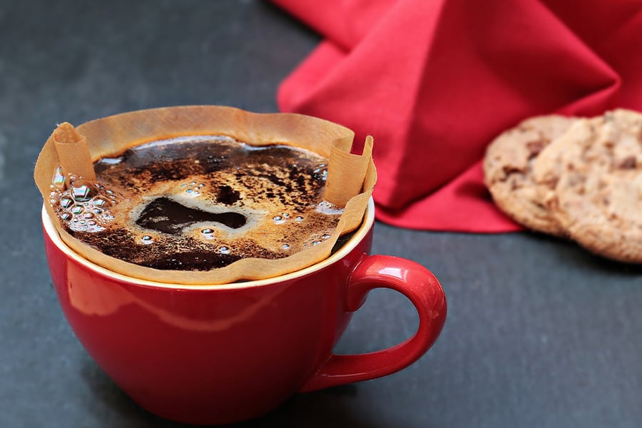 Paper filter coffee