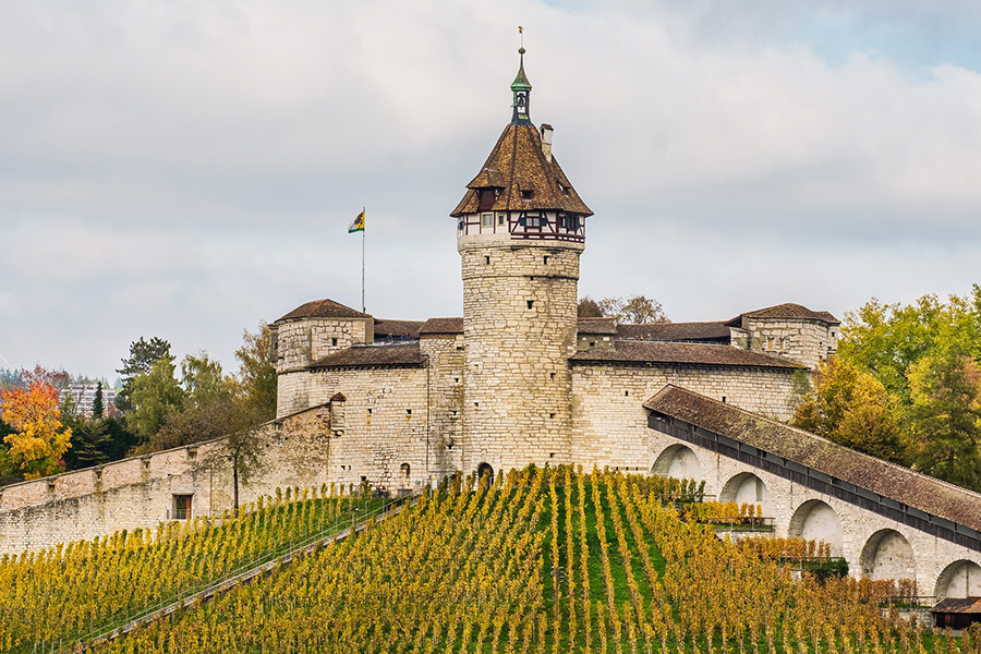 Fortress castle Schaffhausen Switzerland