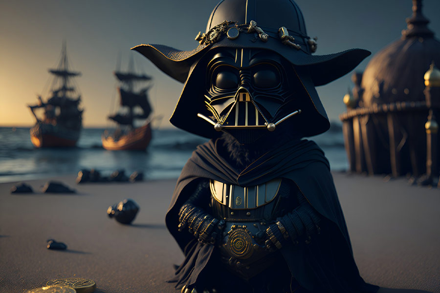 Mini darth vader