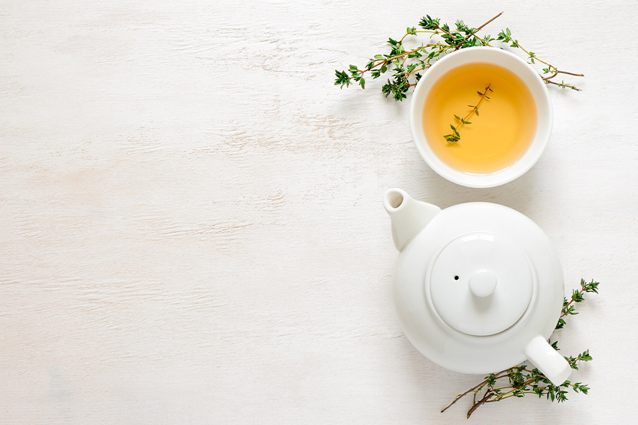 Tea cup tea pot