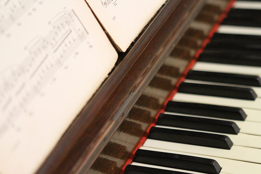 Piano melody music