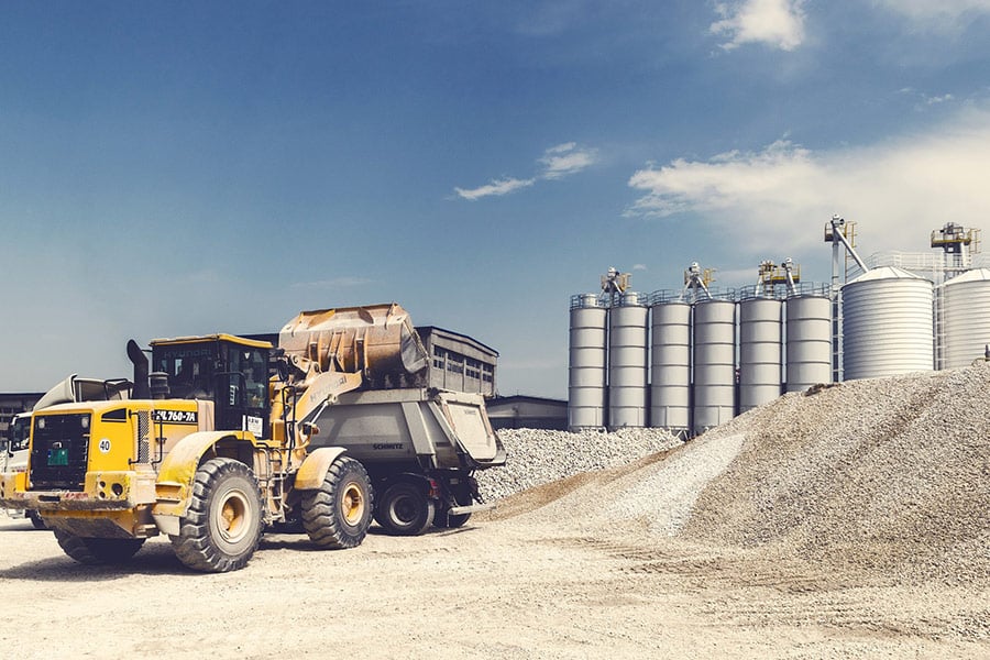 Gravel loader digger