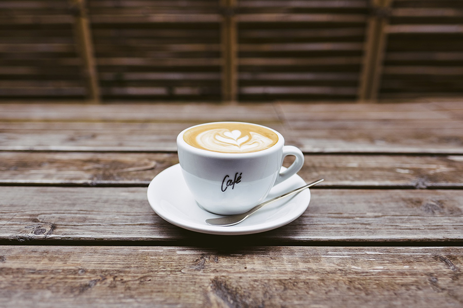 Latte with art