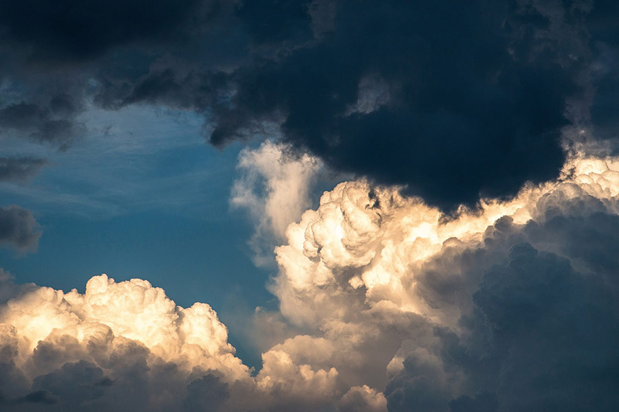 Cumulus clouds