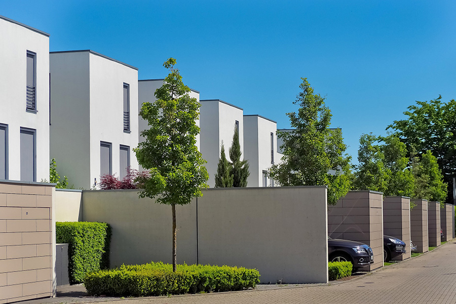 Architecture building houses