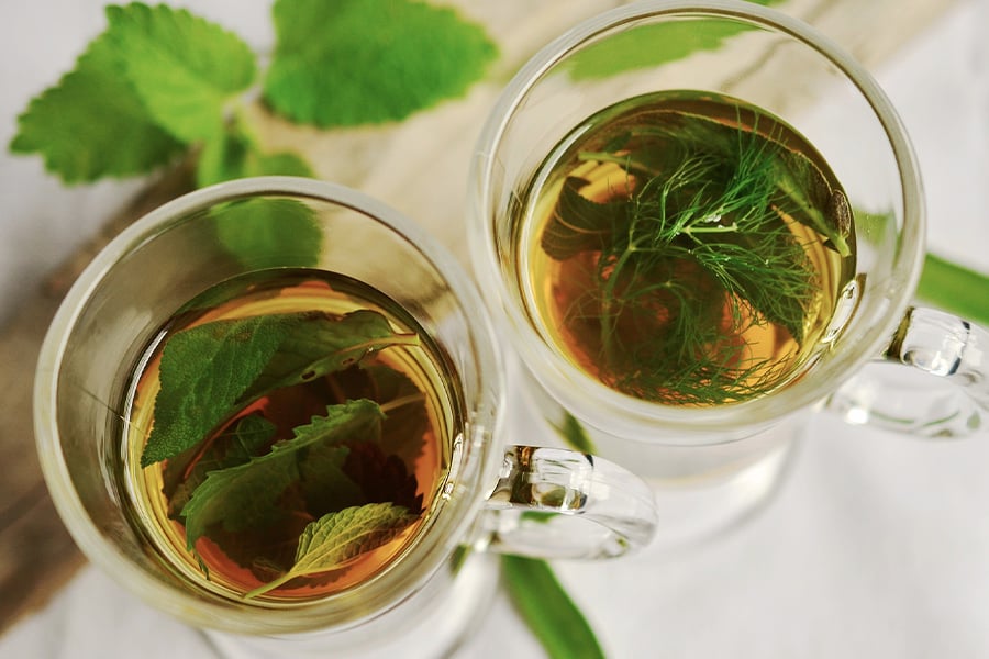 Herbal tea cups