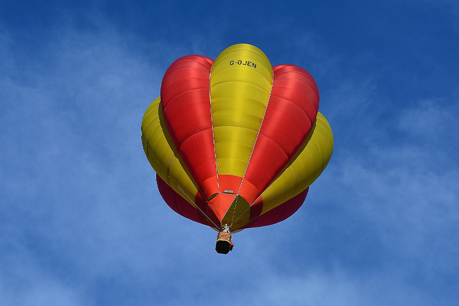 Ballooning in the sky