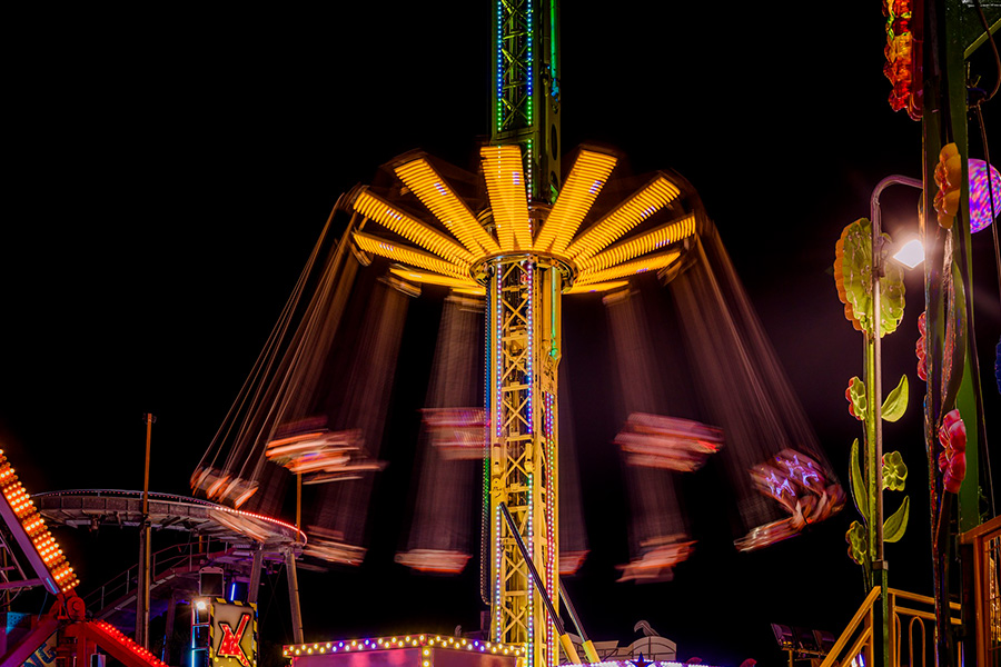 Night lights rides