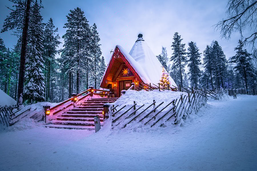 Santa Claus village of Rovaniemi Finland