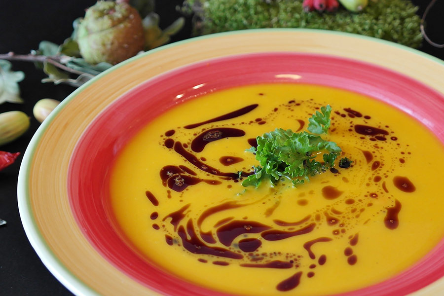 Pumpkin soup Hokkaido style