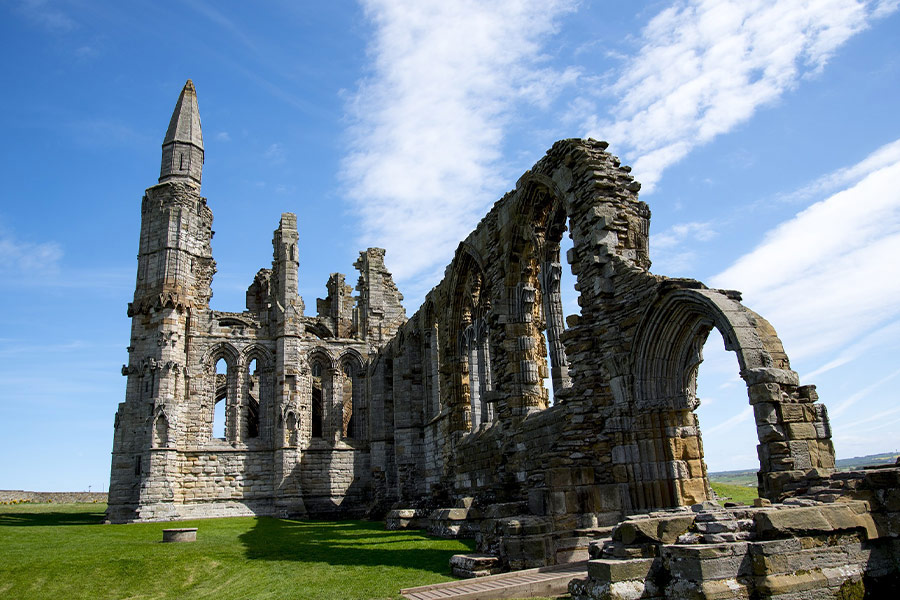 Old church ruins England