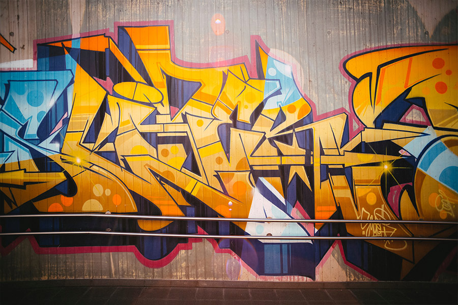 Wall abstract painting