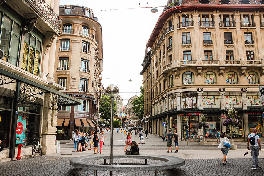 Day time people walking