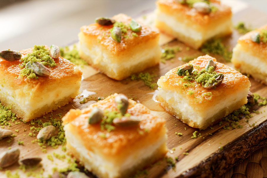 Arab eastern sweet baklava food