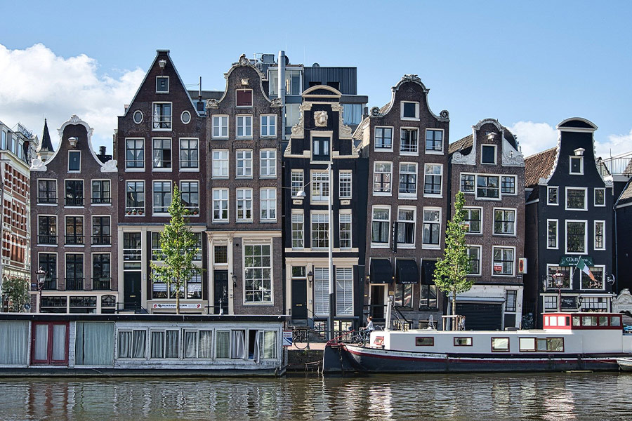 Historic building Amsterdam facade