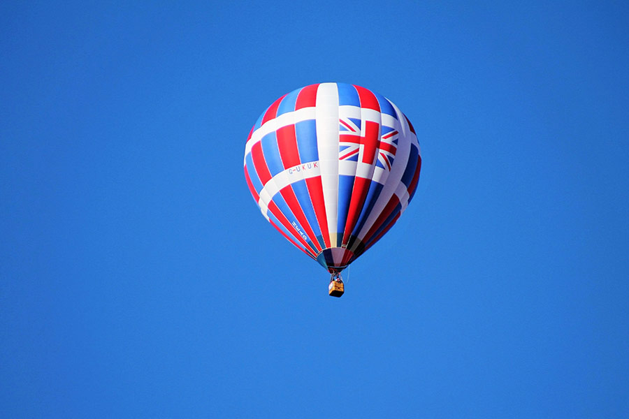 Great Britain hot air balloon