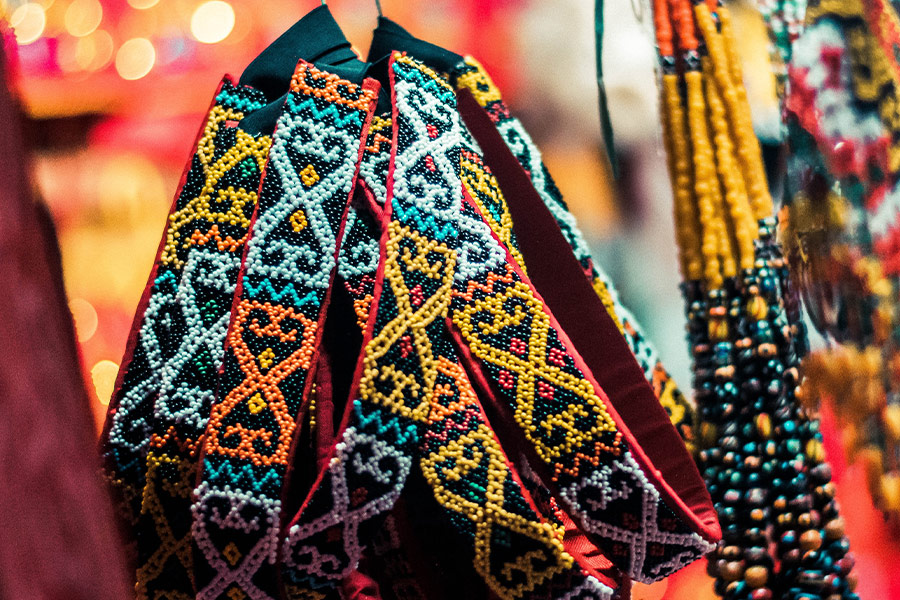 Multi colored accessories