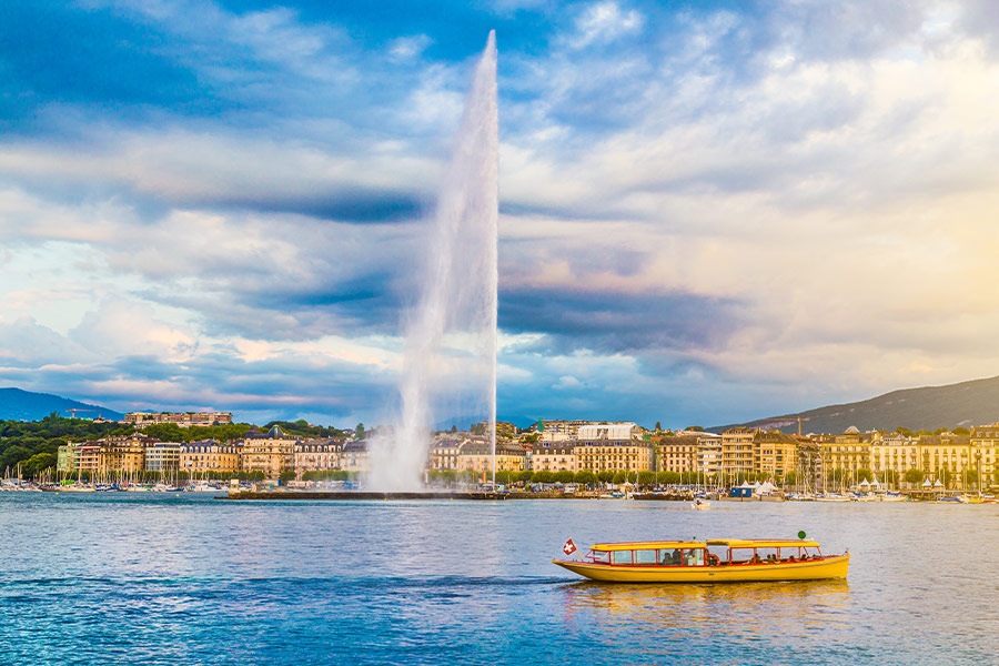 The Geneva water fountain