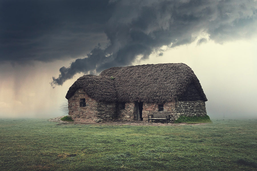 Storm weather cabin