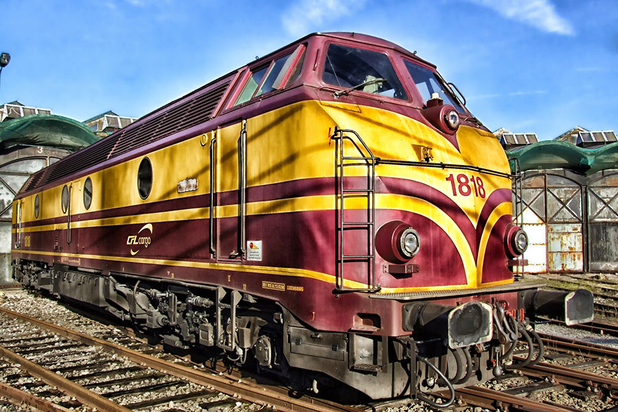 Train locomotive Luxemburg