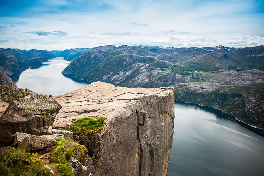 Pulpit rock or precher’s pulpit Ryfylke Norway