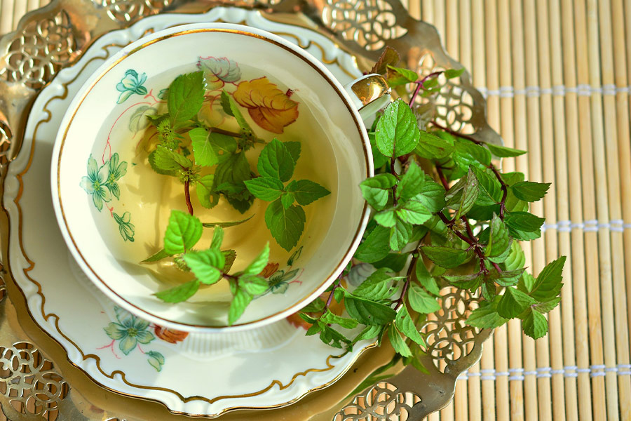Peppermint tea