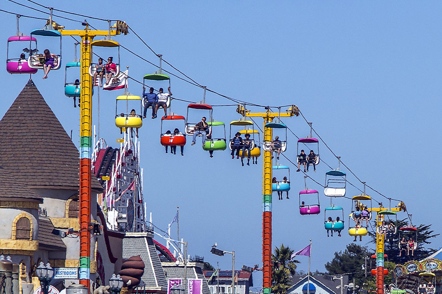 Chairlift amusement park