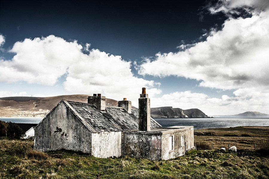 Ireland abandoned house