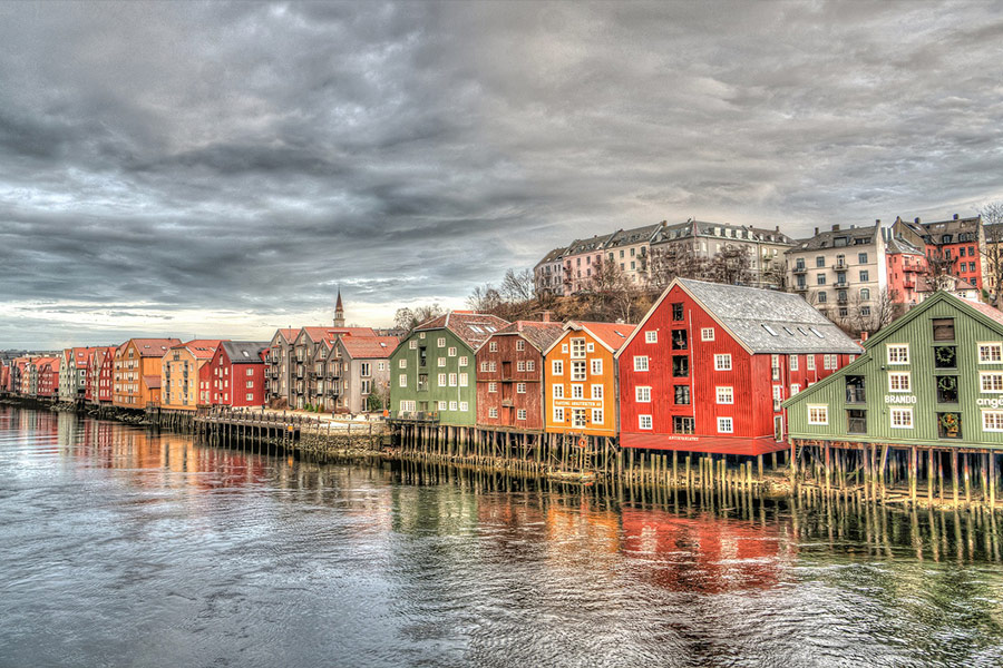 Trondheim houses Norway