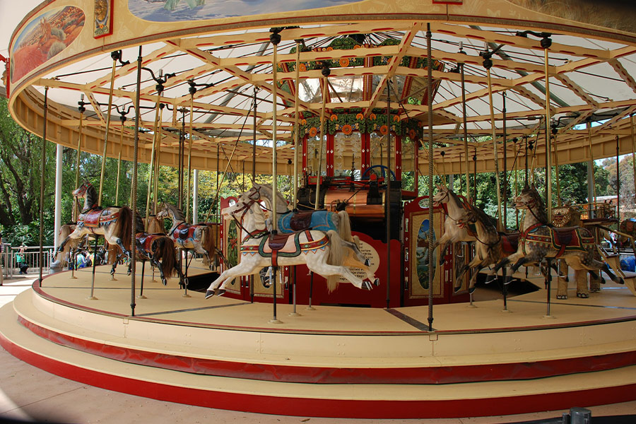 Merry go round carousel