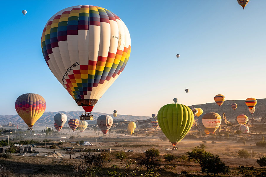 Cappadocia hot air balloon dawn sunrise rides