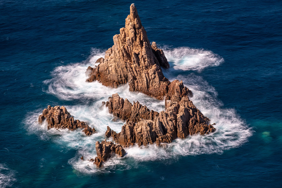 Rocks formation on the sea