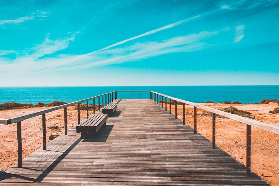 Beach boardwalk
