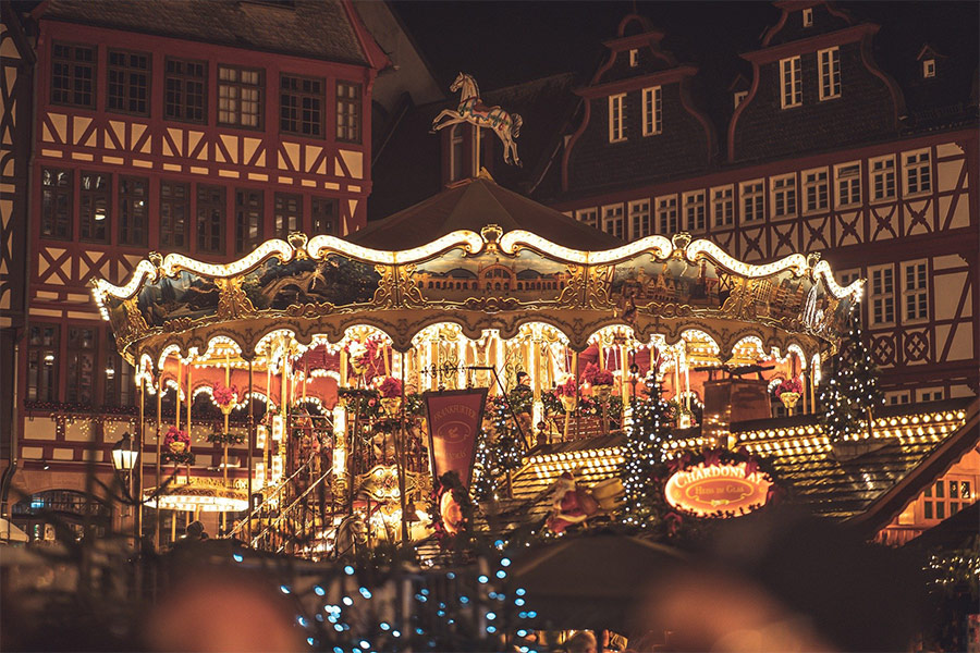 Germany Frankfurt christmas market advent