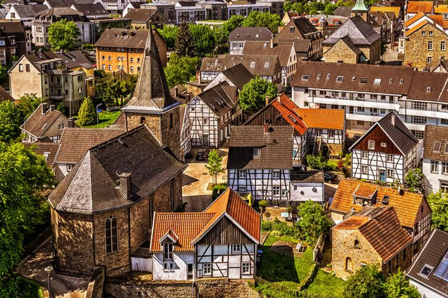 Beautiful city architecture