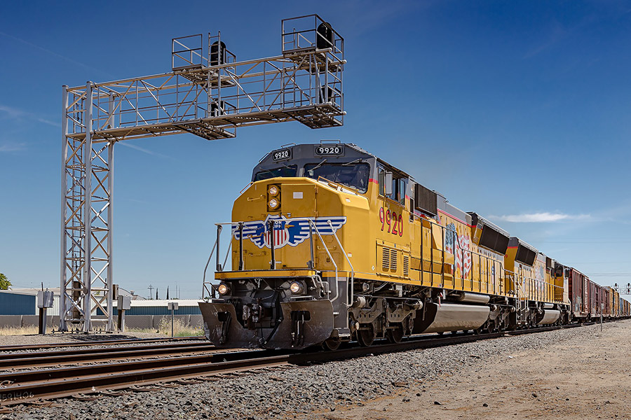 California yellow train