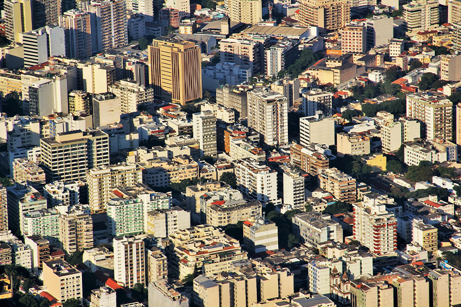Rio view from Sugarloaf Botafogo