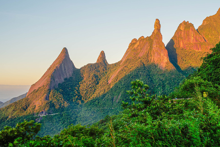 Mountain landscape nature sunrise scenic