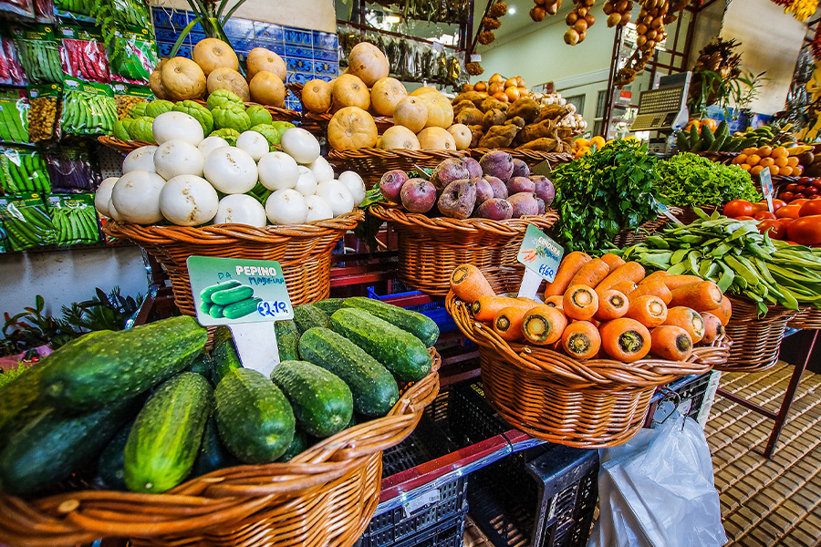 Vegetable stall