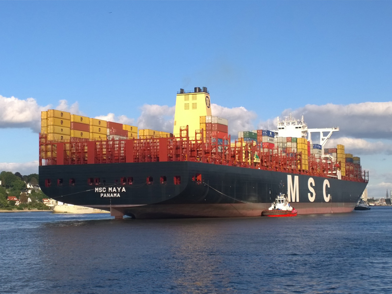 Container ship jigsaw