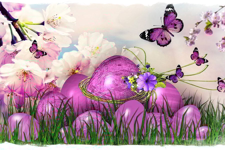 Celebration of Easter holiday