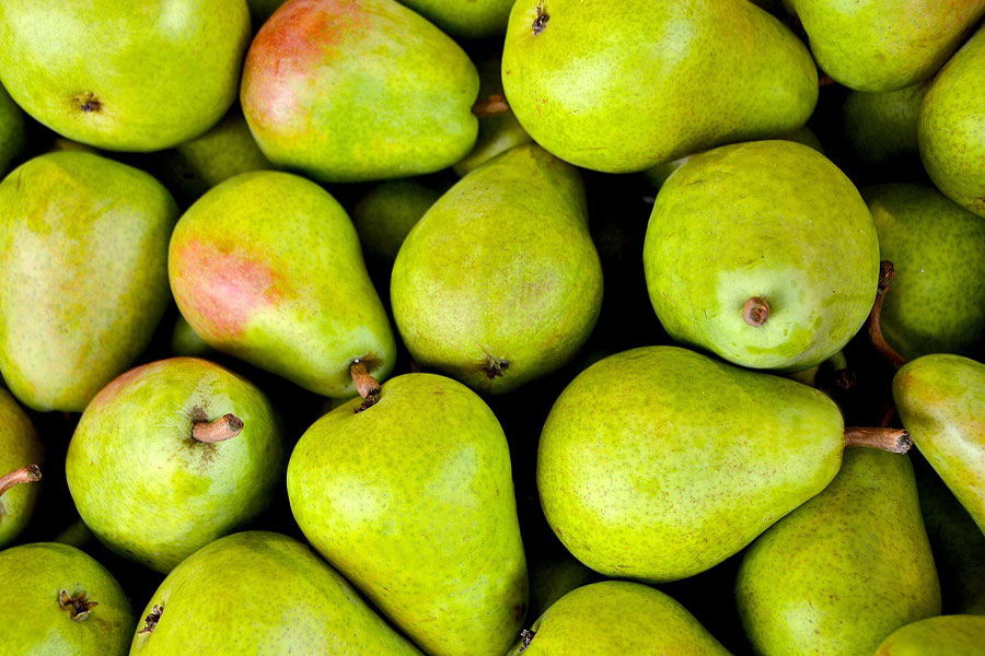 Tipo de fruta popular: peras