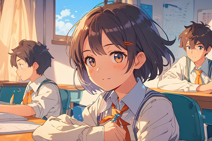 Estudiante en el aula