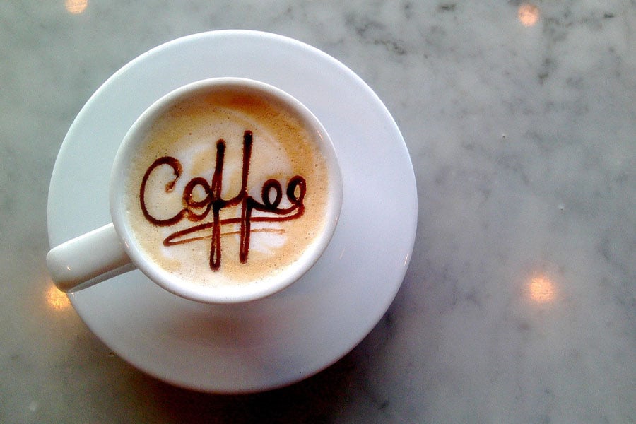 Delicious cup of coffee