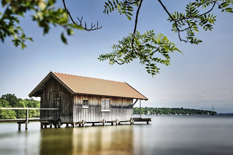 House on water