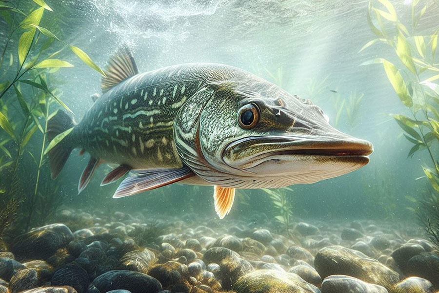 Hecht, großer Raubfisch