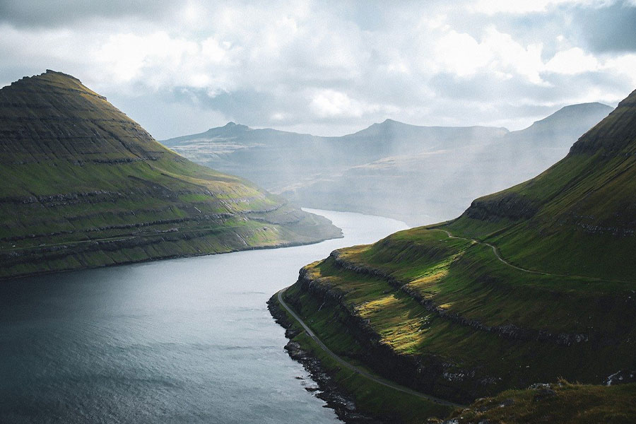 Île Fjord montagne