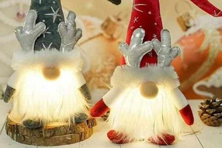 Gnomi di Natale conosciuti anche come gonks